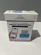 Core Innovations Wireless Mini Thermal Printer Bundle Blue picture