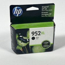 HP 952XL High Yield Ink Cartridge Black Factory Sealed EXP 2020 picture
