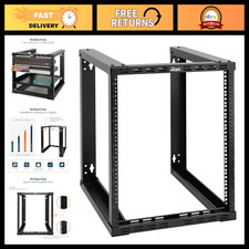 12U Wall Mount Rack - Open Frame Network Server Rack 15.8