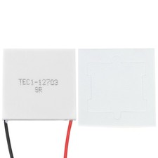 TEC1-12703 Semiconductor Refrigeration Tablets 15.8V 3A 28W Heatsink 40x40mm picture