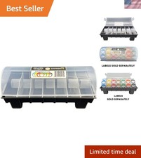 7-Slot Day of The Week Covered Label Dispenser for 3/4