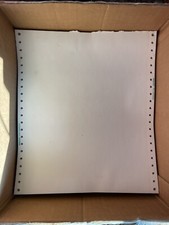 100 Sheets Vintage Memorex Continuous Computer Paper picture
