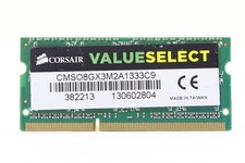 Corsair 4GB PC3-10600 DDR3-1333MHz Laptop Memory P/N: CMSO8GX3M2A1333C9 Tested picture