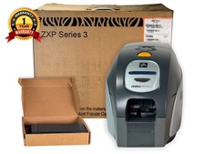 NEW Zebra ZXP Series 3 Single-Sided ID Card Badge Color Printer LAN USB picture