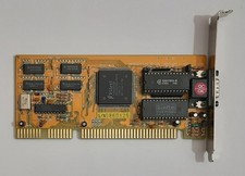 Trident 9016X2/4 LT2 REV. BD ISA Graphics Card (TVGA9000B, 512KB, Retro, 1992) picture