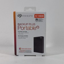 New Seagate Portable Backup Plus Portable 5TB USB-B to USB-A SSD STHP5000400 picture