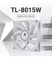 TL-8015W CPU Fan Computer case Fan Quiet 4pin PWM PC Fan 15mm Slimline Cooler... picture