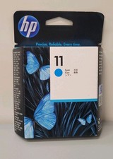 HP 11 Cyan Ink Printhead C4811A Printer New & Sealed, Genuine  HP EXP 6/2017 picture