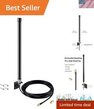 10dBi Long Range Dual Band WiFi Antenna - 2.4GHz & 5GHz Waterproof Fiberglass picture