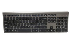 Rechargeable Keyboard Wireless Slim  Full-Sized Cordless Keyboard- NO USB Thumb picture