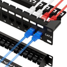 10gbps Patch Panel 12 Port 10inch Through Coupler Rj45 Cat6 Patch Panel With Bac picture