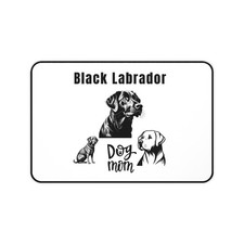 Black Labrador Dog Mom desk mat Labrador Lover Mousepad WA21 picture