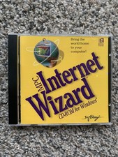 MPC Internet Wizard CD-ROM for Windows PC 1995 Windows 3.1 + Disc Case Vintage picture