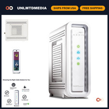 High-Speed DOCSIS 3.0 Cable Modem 32x8, 1 Gbps Port, 800 Mbps Max Speed, Renewed picture