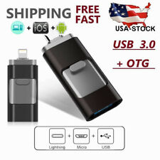 US 128G 512G USB iFlash Drive Memory Photo Stick PenDrive for iPhone iPad Laptop picture