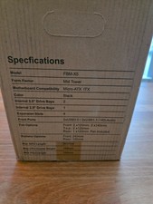 Rosewill FBM-X5 Micro ATX Mini Tower PC Case w/ 400W PSU | USB 3.0 | New Sealed picture