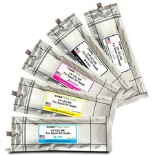 UV Curable LED Ink for Printers with Epson DX4 DX5 heads 250ml Bags MADE IN USA picture