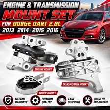 Engine Trans Mount Set for Dodge Dart 2.0L 2013-2016 picture