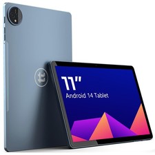 tabtoday 11 inch Tablet, Android 14, Octa-Core Processor 128GB ROM, WiFi - Blue picture