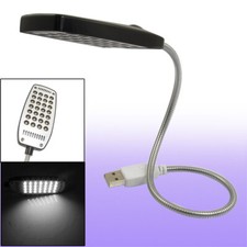 Black USB Reading Lamp 28 LED Light Flexible USB Light for Laptop Keyboard picture