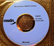 Microsoft Visio 2000 Professional / Standard / Technical Editions w/ Key License picture