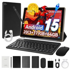 10 inch IPS Tablet 20(3+17)GB RAM 64GB ROM Octa-Core Wifi 6 Bundle KB Mouse picture