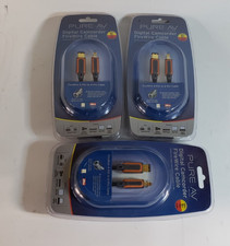Lot of 3 Pure AV by Belkin Digital Camcorder FireWire Cable 4-pin To 6-pin picture