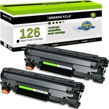 GREENCYCLE 2PK CRG-126 Toner Cartridge Fits for Canon LBP6200 LBP6230 LBP6230dw picture
