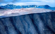 Landscape nature hills mountains bing Custom Gaming Mat Desk picture