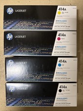 HP 414A Set | 4-Pack Original Toner Combo | All Four Colors Included picture