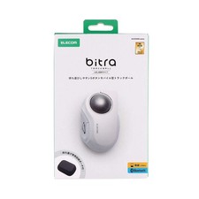 ELECOM bitra M-MT2MRSWH Quiet Trackball Mouse Bluetooth 2.4GHz Wireless White picture