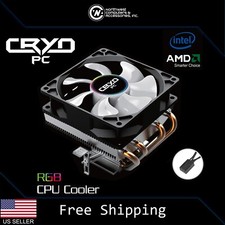 NEW Cryo-PC CPU Cooler Fan Heatsink with Quad Heatpipe and 90mm Fan 3-pin picture