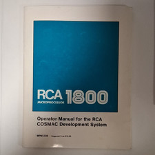 RCA 1800 COSMAC Development System Operator Manual MPM-208 Vintage picture