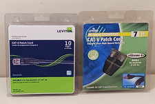 LEVITON Professional Grade Network CAT 6 Patch 10 & 7ft feet Cord picture