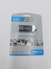 PNY - Elite Turbo Attache 4 64GB USB Flash Drive - Black. New picture