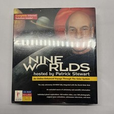 Nine Worlds, Hosted By Patrick Stewart. Online - Enhanced Voyage, 1996 BIG BOX picture