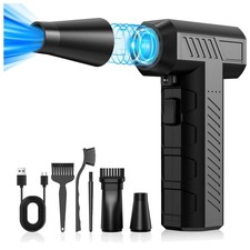 Portable Handheld Air Duster - Efficient 150G Blowing Force for Tech Cleaning picture