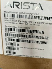 Arista DCS-7050SX2-72Q-R 48x 10GbE SFP+ 6x 40GbE QSFP+ R  F Air 2x AC Pre Owned picture