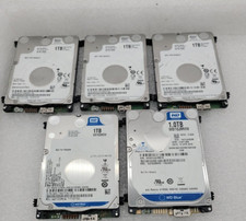 Lot of 5 western digital 1 tb different model check the description picture