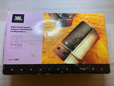 JBL Media 100 High Performance Compact Multimedia Loudspeakers BNIB NOS picture