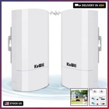 2-Pack 300Mbps Wireless Bridge Outdoor CPE WiFi Kit Point to Point picture
