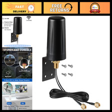 High-Gain 9dBi Tri-Band Wall Mount Antenna for WiFi 6/6E Router & Security Camer picture