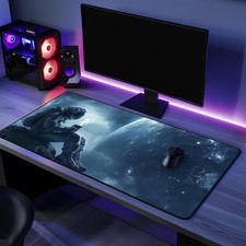 Cosmic Astronaut Desk Mat, Gamer Setup, Space Themes picture