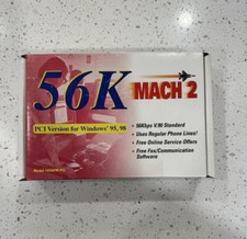 56K MACH 2 INTERNAL DATA/FAX MODEM PCI VERSION FOR WINDOWS 95, 98 picture