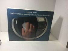 Sharper Image Multi-Purpose MousePad with Memo Reorder Brand New Open Box Retro picture