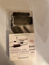 ReTrak 65W Universal AC Laptop Charger, 13 Adapter Tips, Retractable (Z7) picture
