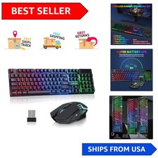 High-Performance RGB Wireless Gaming Keyboard & 7-DPI Mouse Combo for Gamers picture