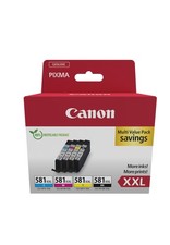 Canon CLI-581XXL High Yield Genuine Ink Cartridges, Pack of 4 (Black, Cyan, Mage picture