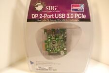 SIIG DP 2-Port USB 3.0 PCIe Model JU-P20612-S1 New in Box picture