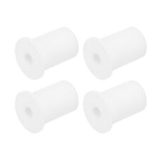 4Pcs Wall Grommets for Cables 1 Inch Cable with 8mm Hole, Silicone White picture
